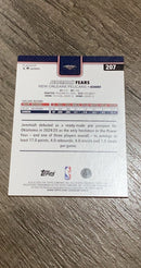 Jeremiah Fears 2025-26 Topps 207 back