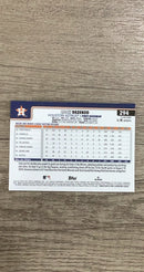 Zach Dezenzo 2025 Topps Chrome Logofractor Purple Refractors back