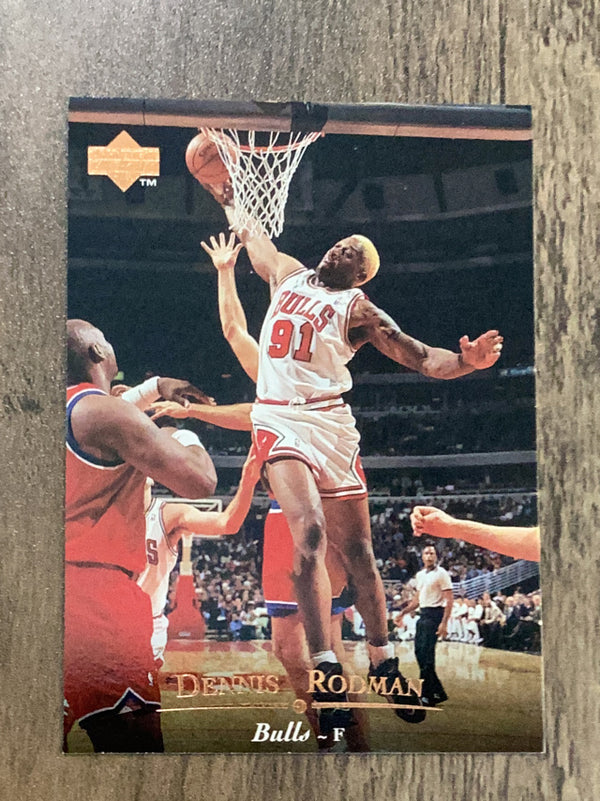 Dennis Rodman 1995 Upper Deck 266 trading card image front