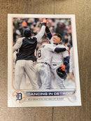 Dancing in Detroit 2022 Topps Update US238 trading card image front