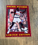 Dikembe Mutombo Denver Nuggets NBA 1991 Fleer - Dikembe Mutombo Limited Edition 10 Fleer