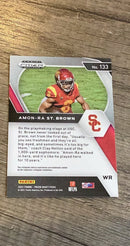 Amon-Ra St. Brown 2021 Prizm Draft Picks Collegiate trading card Prizm