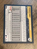 Lorenzo Cain 2021 Topps Big League Orange 196 trading card image rear