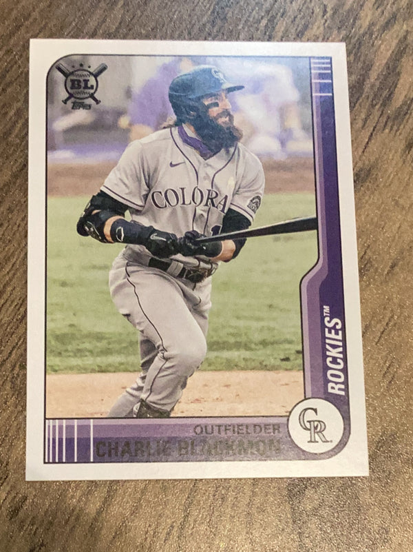 Charlie Blackmon 2021 Topps Big League 232 trading card image front