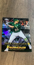 Shea Langeliers Oakland Athletics MLB 2023 Topps Chrome: Topps in Technicolor TT-18 Topps