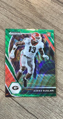 Azeez Ojulari Georgia Bulldogs NFL 2021 Panini Prizm Draft Picks Collegiate - Green Wave 110 Panini