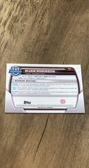 Bijan Robinson Texas Longhorns NFL 2022 Bowman Chrome University 70 Topps