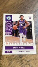 Davion Mitchell 2021-22 Panini Chronicles 42 trading card image front