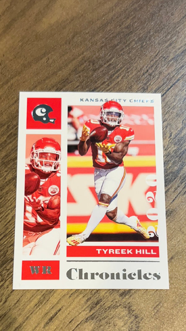 Tyreek Hill 2020 Panini Chronicles Pink 48 trading card image front