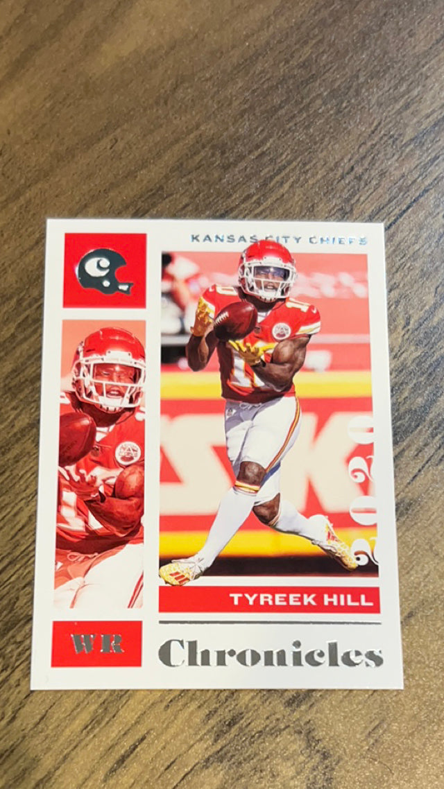 Tyreek Hill 2020 Panini Chronicles Pink 48 trading card image front