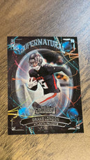Drake London 2022 Panini Contenders Supernatural Silver trading card
