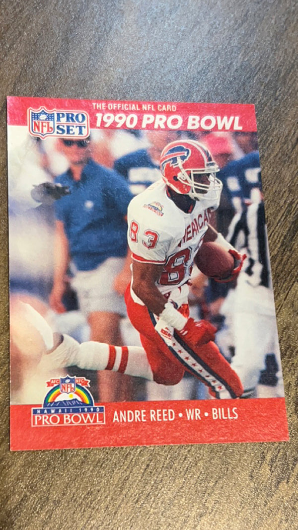 Andre Reed 1990 Pro Set 366 trading card image front