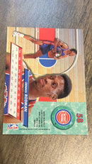 Dennis Rodman 1992 Ultra 58 trading card image rear