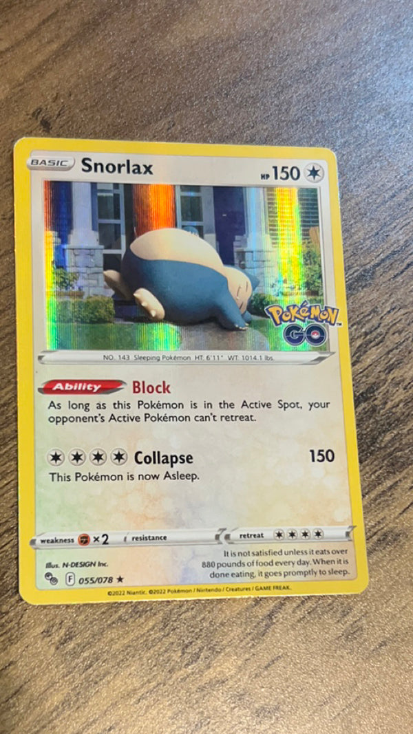 Snorlax 2022 Pokemon GO Front