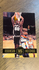 David Robinson / Dikembe Mutombo 1993 SkyBox Premium Showdown Series SS6 trading card image front