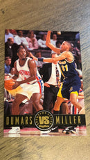 Joe Dumars / Reggie Miller 1993 SkyBox Premium Showdown Series SS10 trading card image front
