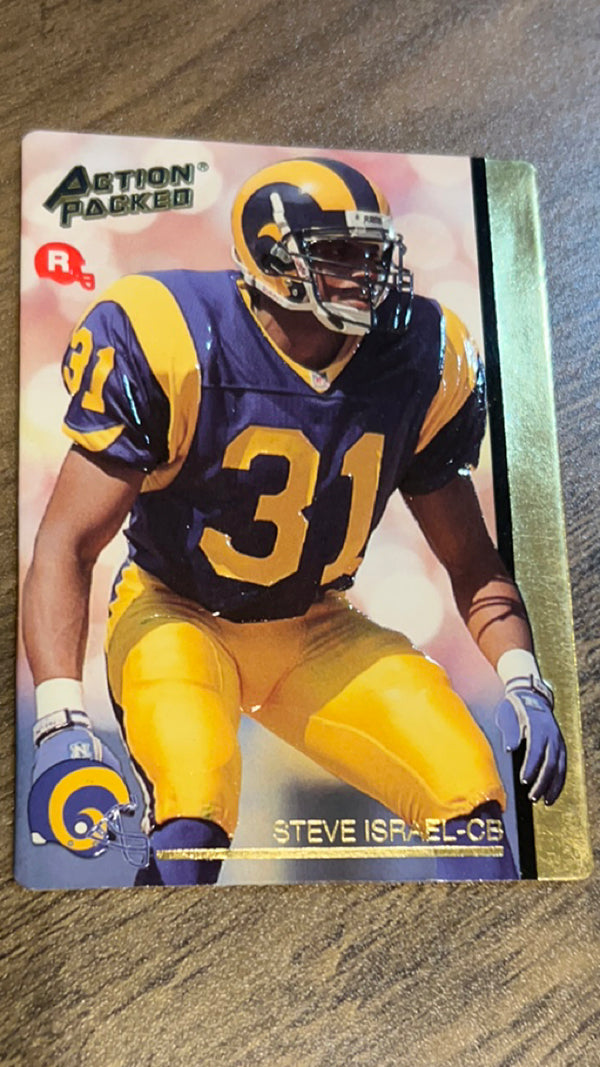 Steve Israel 1992 Action Packed Rookie/Update 40 trading card image front