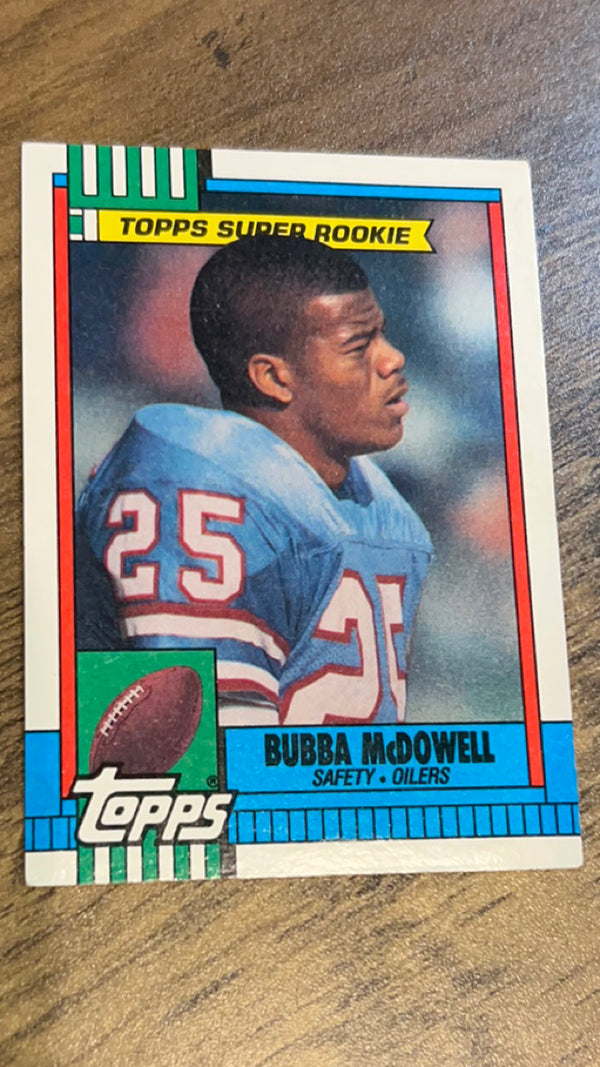 Bubba McDowell 1990 Topps 213 trading card image front