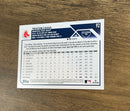 Triston Casas 2023 Topps Silver Pattern Foilboard 92 trading card image rear