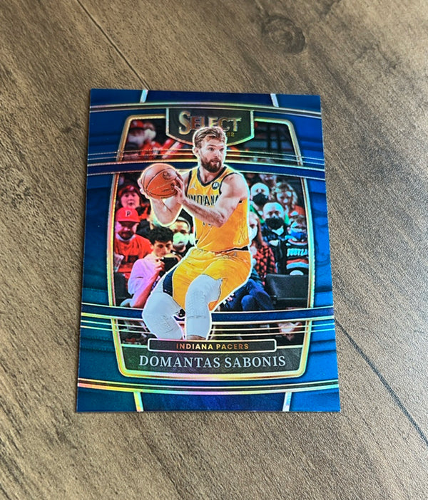 Domantas Sabonis 2021-22 Panini Select - Blue Prizms 73 trading card image front