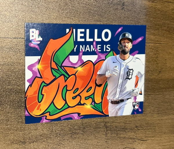 Riley Greene 2023 Topps Big League Roll Call Wildstyle Edition RC-8 trading card image front