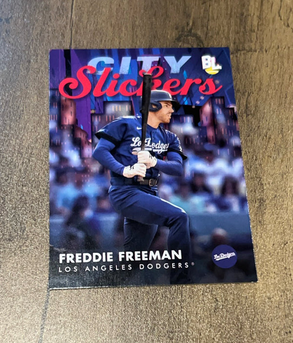 Freddie Freeman 2023 Topps Big League City Slickers CS-14 trading card image front