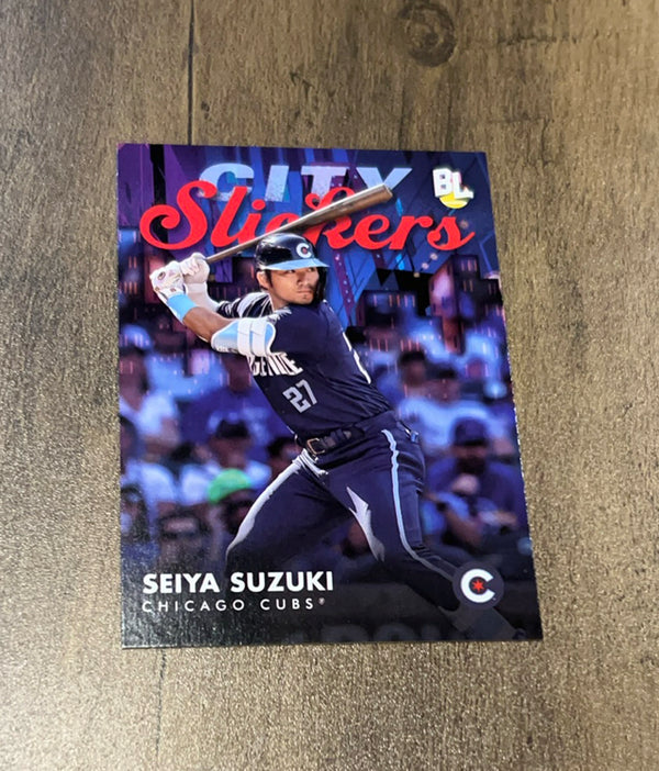 Seiya Suzuki 2023 Topps Big League City Slickers CS-4 trading card image front