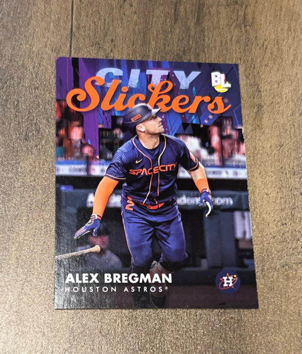 Alex Bregman 2023 Topps Big League City Slickers CS-9 trading card image front