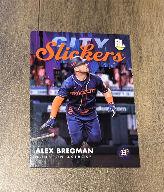 Alex Bregman 2023 Topps Big League City Slickers CS-9 trading card image front
