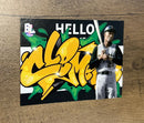 Roberto Clemente 2023 Topps Big League Roll Call Wildstyle Edition RC-12 trading card image front