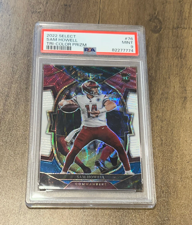 Sam Howell 2022 Select Panini Select - Tri-Color Prizm Front