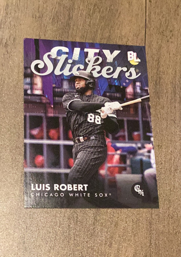 Luis Robert 2023 Topps Big League City Slickers CS-7 trading card image front
