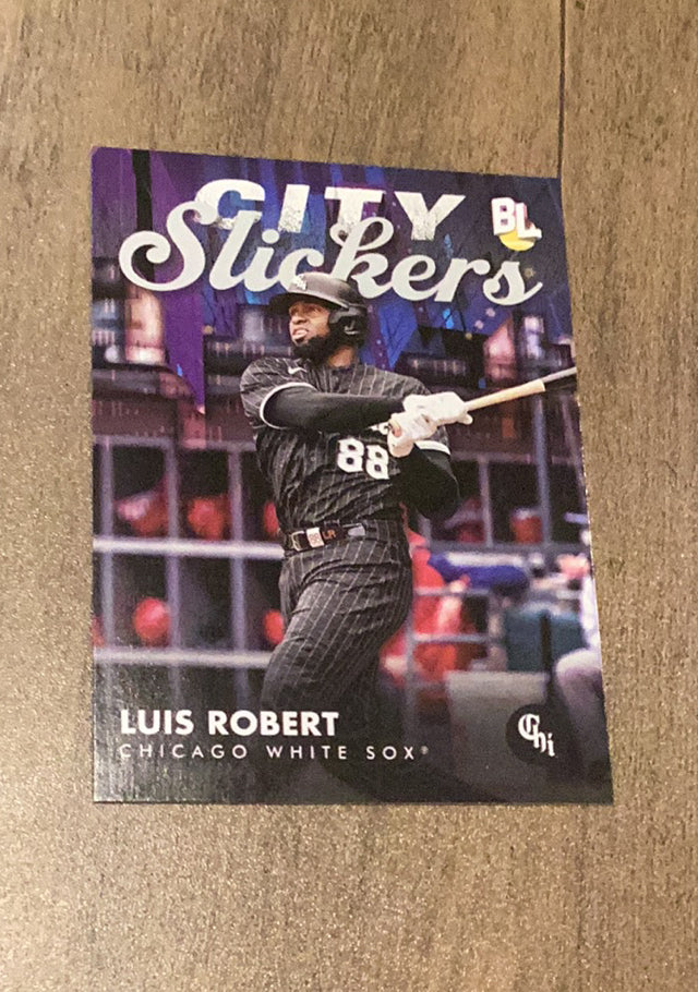 Luis Robert 2023 Topps Big League City Slickers CS-7 trading card image front