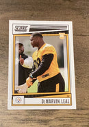 DeMarvin Leal 2022 Score 356 trading card image front