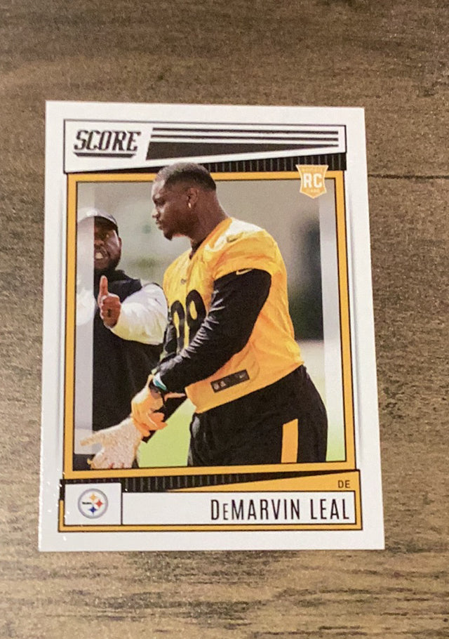 DeMarvin Leal 2022 Score 356 trading card image front
