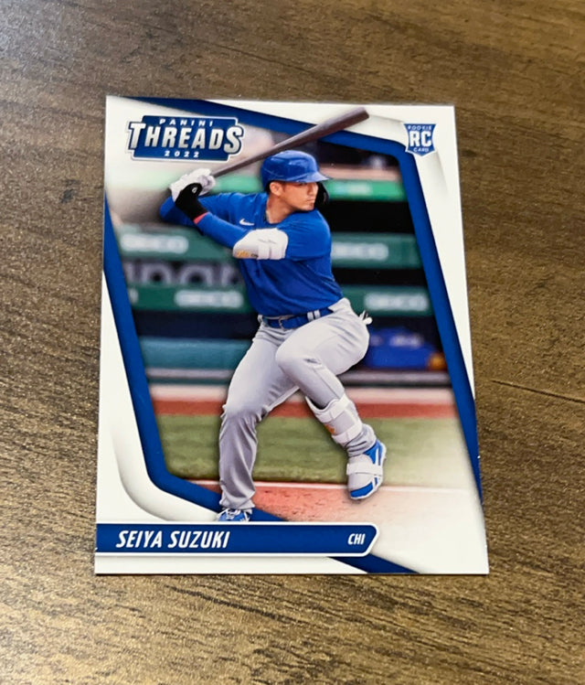 Seiya Suzuki 2022 Panini Chronicles - Threads 4 trading card image front