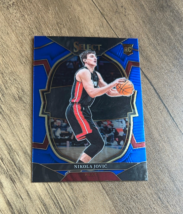 Nikola Jovic 2022-23 Panini Select - Blue (Retail Base) 91 trading card image front