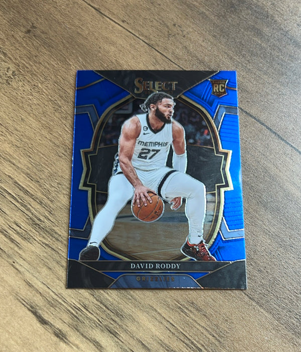 David Roddy 2022-23 Panini Select - Blue (Retail Base) 78 trading card image front