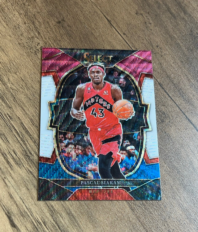 Pascal Siakam 2022-23 Panini Select - Tri-Color Prizms 48 trading card image front