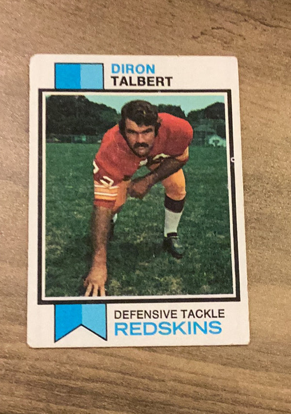 Diron Talbert 1973 Topps 19 trading card image front