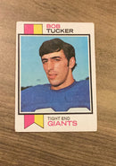 Bob Tucker 1973 Topps 80 trading card image front