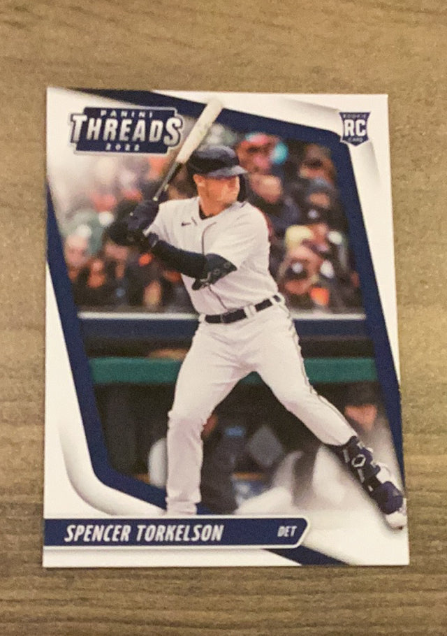 Spencer Torkelson 2022 Panini Chronicles - Threads 14 trading card image front