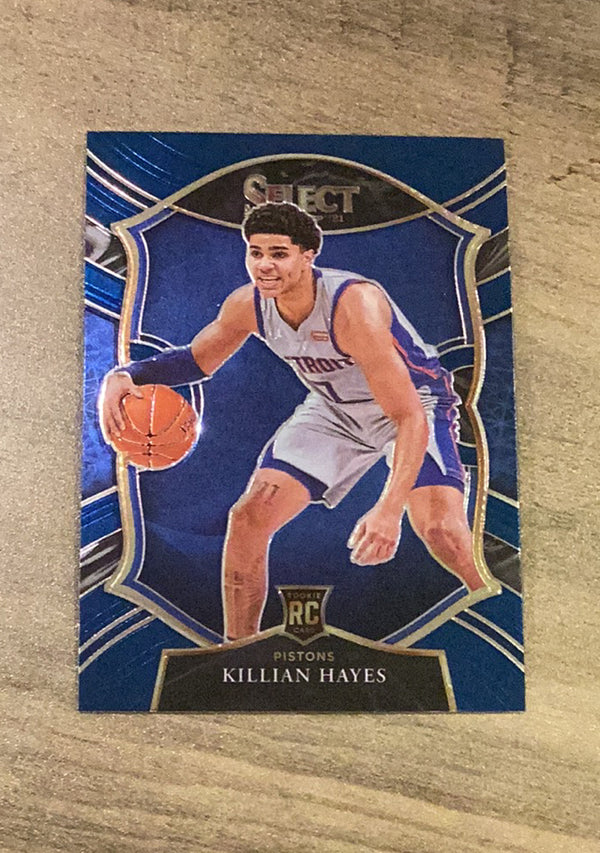 Killian Hayes 2020-21 Panini Select - Blue (Retail Base) 67 trading card image front