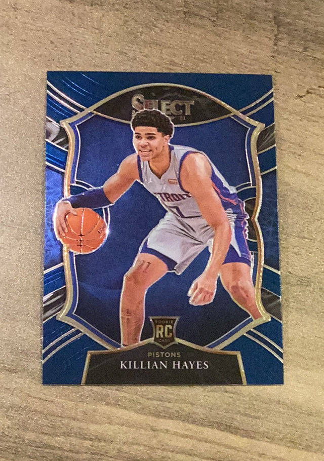 Killian Hayes 2020-21 Panini Select - Blue (Retail Base) 67 trading card image front