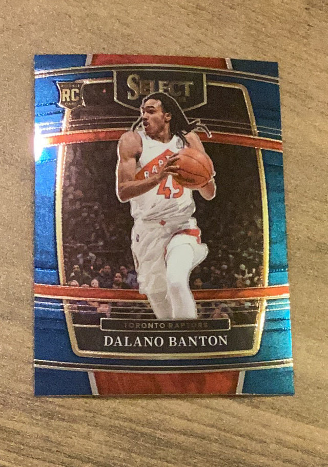Dalano Banton 2021-22 Panini Select - Blue (Retail Base) 91 trading card image front