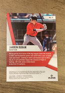 Jarren Duran 2022 Panini Chronicles - Threads 5 trading card image rear