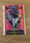 Marcus Semien 2022 Panini Chronicles - Crusade Pink Pulsar 24 trading card image front