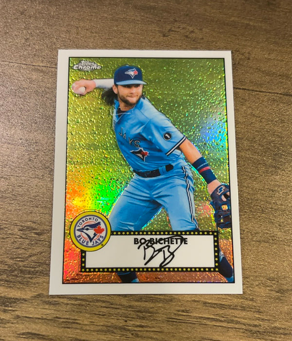 Bo Bichette 2021 Topps 1952 Topps Redux Chrome TC52-28 trading card image front