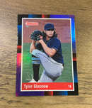 Tyler Glasnow 2022 Donruss - Holo Purple 257 trading card image front
