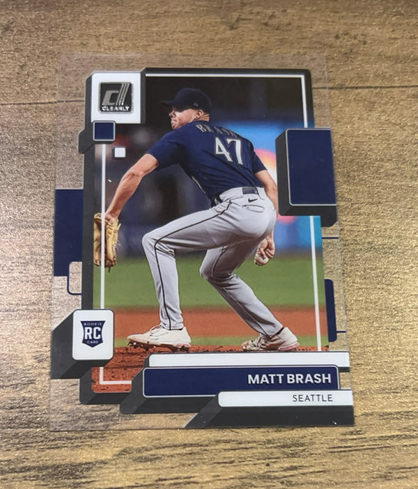 Matt Brash 2022 Panini Chronicles - Clearly Donruss 5 trading card image front